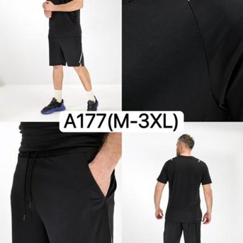 Костюм LiOpt (M-3XL) A177 black (лето) LiOpt A177 black