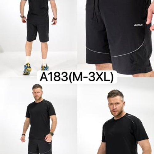 Костюм LiOpt (M-3XL) A183 black (лето) LiOpt A183 black