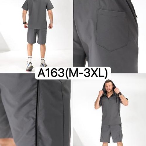 Костюм LiOpt (M-3XL) A163 grey (лето) LiOpt A163 grey