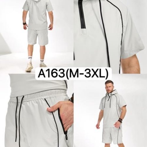 Костюм LiOpt (M-3XL) A163 l.grey (лето) LiOpt A163 l.grey