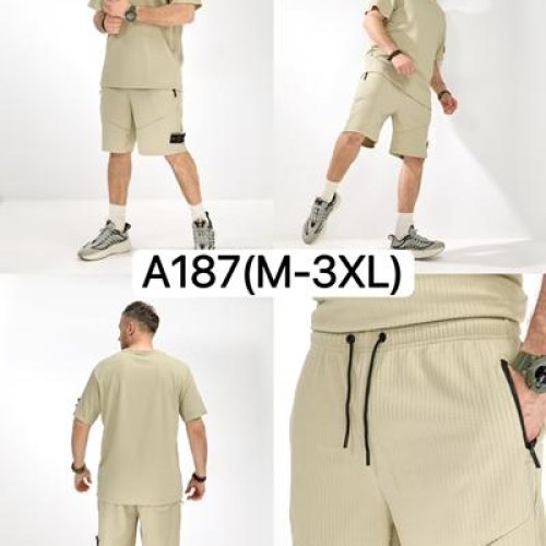 Костюм LiOpt (M-3XL) A187 beige (лето) LiOpt A187 beige