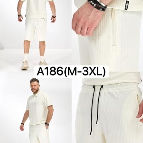 Костюм LiOpt (M-3XL) A186 white (лето) LiOpt A186 white