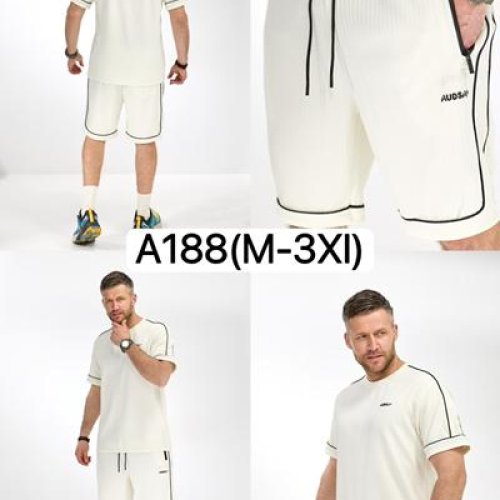 Костюм LiOpt (M-3XL) A188 white (лето) LiOpt A188 white