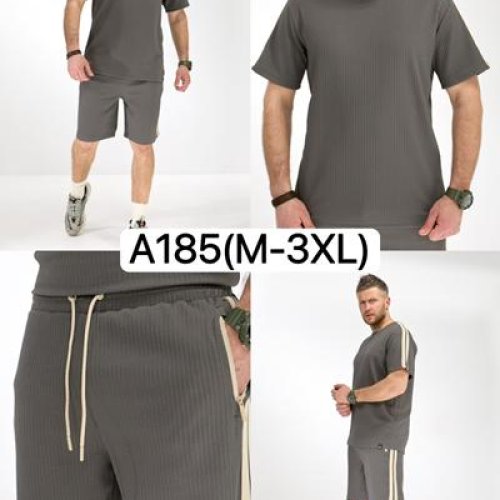 Костюм LiOpt (M-3XL) A185 grey (лето) LiOpt A185 grey