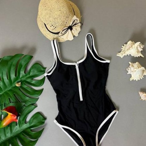 Купальник DFK (34-42) 070 black-white (лето) DFK 070 black-white