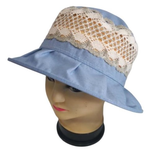 Шляпа Mabi (56-60) 0776  l.blue (лето) Mabi 0776  l.blue