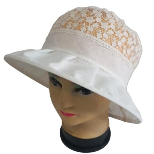 Шляпа Mabi (56-60) 0778 white (лето) Mabi 0778 white