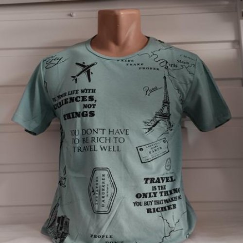 Футболка Panda (S-2XL) 1806 mint (лето) Panda 1806 mint