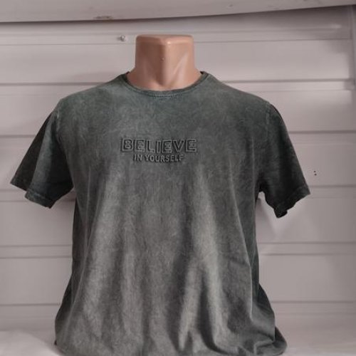 Футболка Panda (M-3XL) 1810 grey (лето) Panda 1810 grey