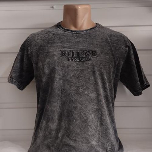 Футболка Panda (M-3XL) 1811 grey (лето) Panda 1811 grey