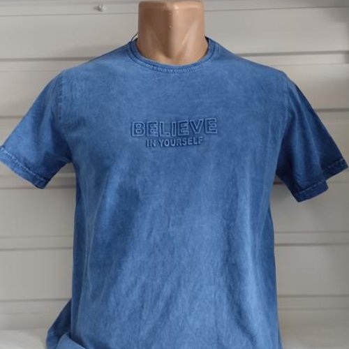 Футболка Panda (M-3XL) 1812 blue (лето) Panda 1812 blue