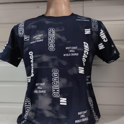 Футболка Panda (S-2XL) 1814 navy (лето) Panda 1814 navy