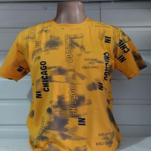 Футболка Panda (S-2XL) 1816 yellow (лето) Panda 1816 yellow