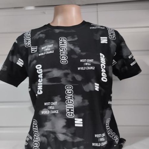 Футболка Panda (S-2XL) 1820 black (лето) Panda 1820 black