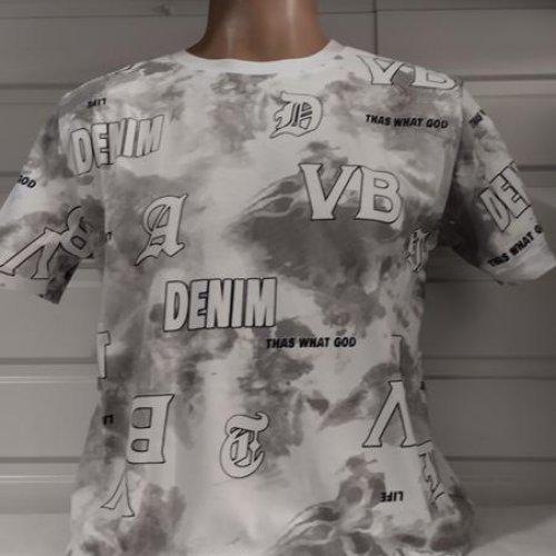 Футболка Panda (S-2XL) 1824 white (лето) Panda 1824 white