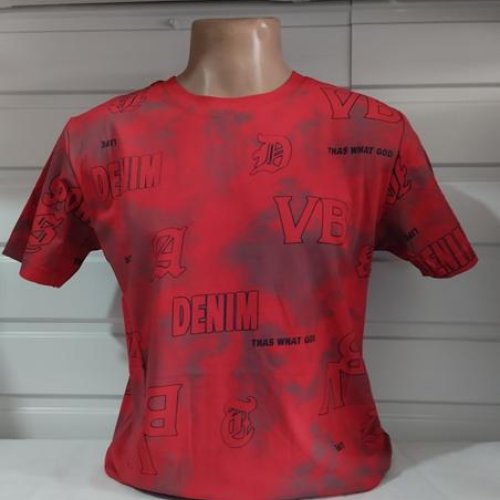 Футболка Panda (S-2XL) 1825 red (лето) Panda 1825 red