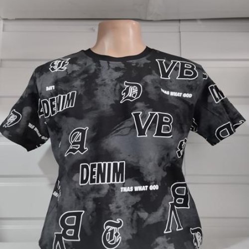 Футболка Panda (S-2XL) 1826 black (лето) Panda 1826 black