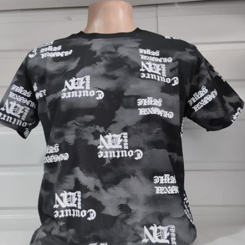 Футболка Panda (S-2XL) 1827 black (лето) Panda 1827 black