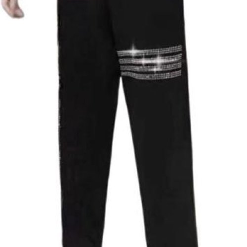 Штаны спорт Minh (44-52) 9670-9 black (деми) Minh 9670-9 black