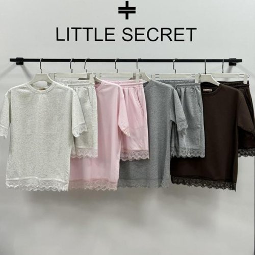 Костюм Little Secret (M-XL) 10493 l.grey (лето) Little Secret 10493 l.grey