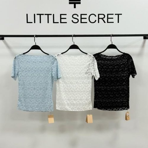 Футболка Little Secret (one size) 666-1 l.blue (лето) Little Secret 666-1 l.blue