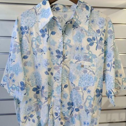 Рубашка Trend (one size) TR318 l.blue (лето) Trend TR318 l.blue