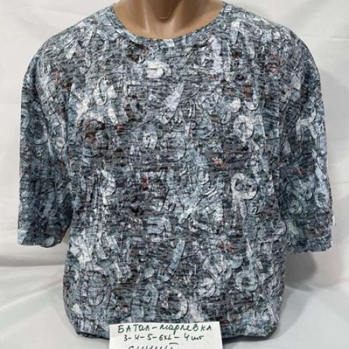 Футболка Sabihina (3XL-6XL) SB1973 blue (лето) Sabihina SB1973 blue
