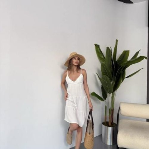 Сарафан X-Ray (S-L) 2082 white (лето) X-Ray 2082 white