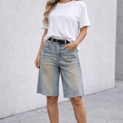 Бриджи X-Ray (S-2XL) 9158-2 l.blue (лето) X-Ray 9158-2 l.blue