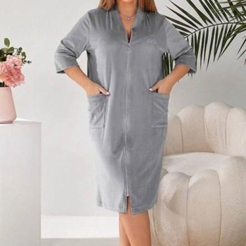 Халат BAT (50-64) 1020-15 l.grey (деми) BAT 1020-15 l.grey