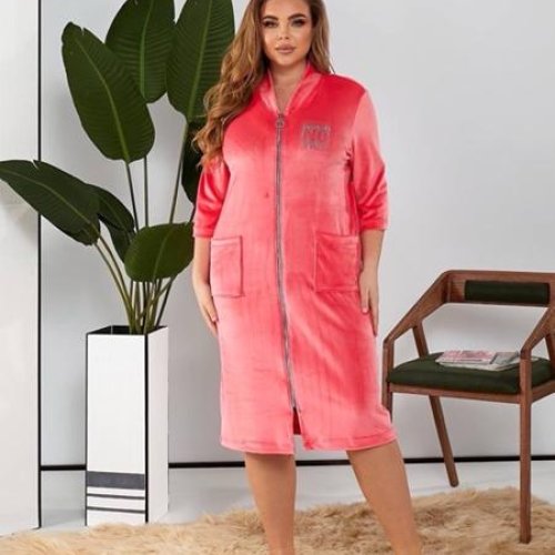 Халат BAT (50-64) 1020-2 coral (деми) BAT 1020-2 coral