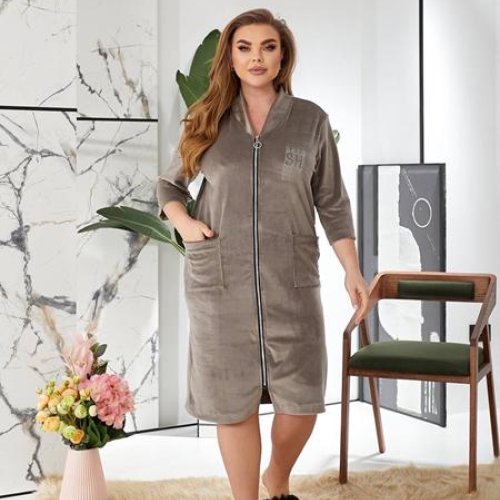 Халат BAT (50-64) 1020-8 beige (деми) BAT 1020-8 beige