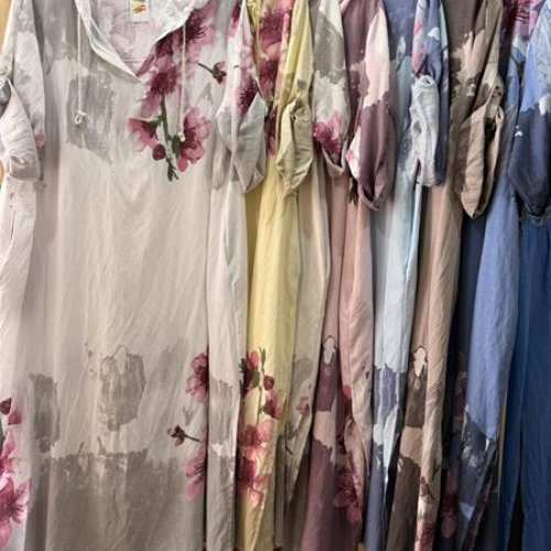 Платье Emsweekis (50-54) E1733 l.blue (лето) Emsweekis E1733 l.blue