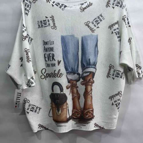 Свитер Emsweekis (48-52) E1811 white (деми) Emsweekis E1811 white