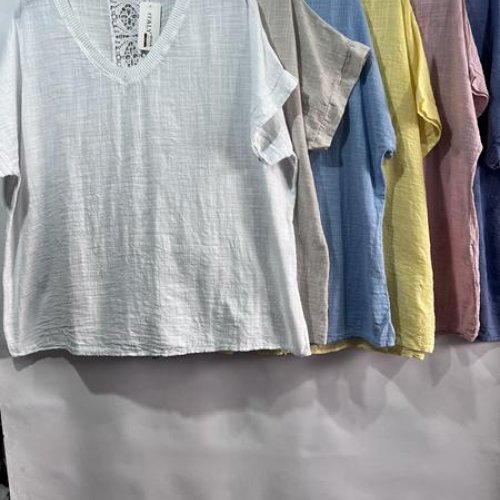 Футболка Emsweekis (54-58) E1672 white (лето) Emsweekis E1672 white