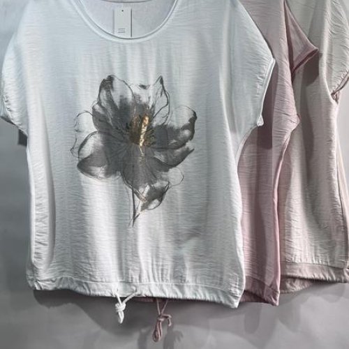 Футболка Emsweekis (50-54) E1693 white (лето) Emsweekis E1693 white