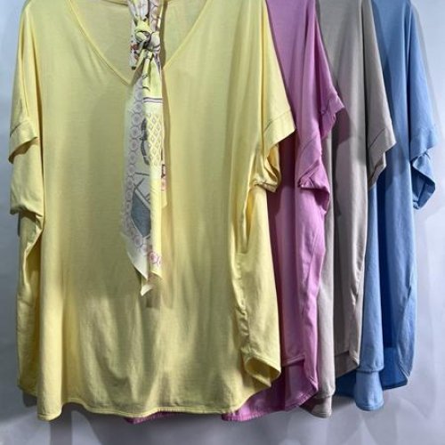 Футболка Emsweekis (54-58) E1709 nude (лето) Emsweekis E1709 nude