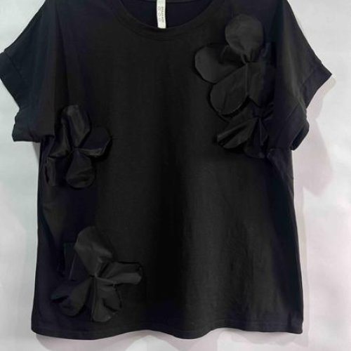 Футболка Emsweekis (50-54) E1703 black (лето) Emsweekis E1703 black