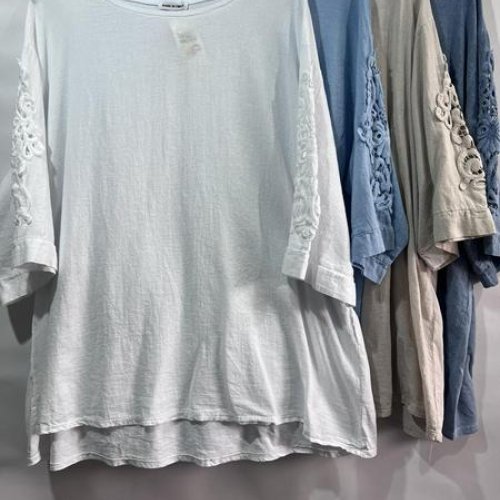 Футболка Emsweekis (54-58) E1626 white (лето) Emsweekis E1626 white