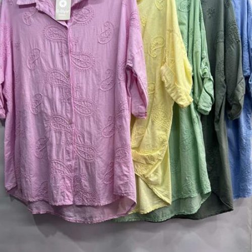 Рубашка Emsweekis (50-54) E1821 pink (деми) Emsweekis E1821 pink