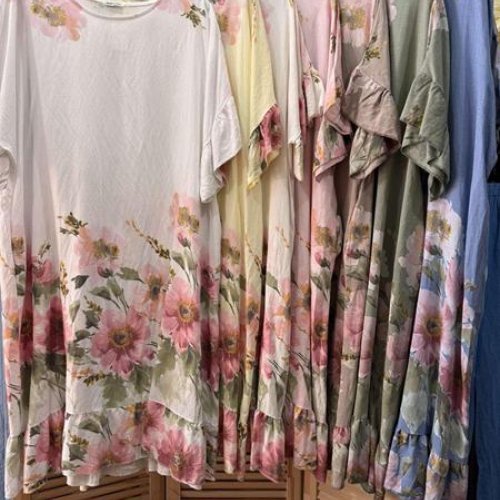 Платье Emsweekis (54-60) E1736 white (лето) Emsweekis E1736 white