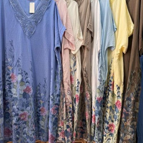 Платье Emsweekis (54-60) E1743 blue (лето) Emsweekis E1743 blue