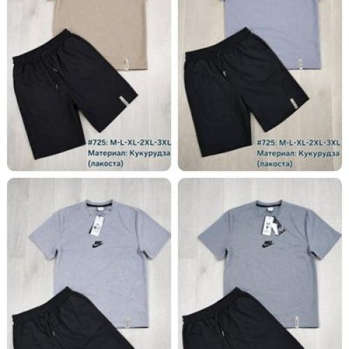 Костюм Shon (M-3XL) 725 d.grey (лето) Shon 725 d.grey