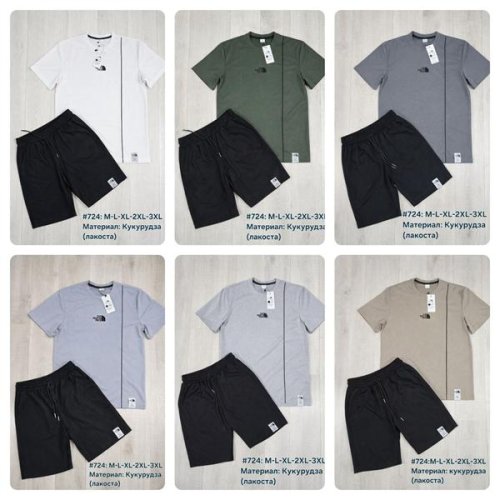 Костюм Shon (M-3XL) 724 d.grey (лето) Shon 724 d.grey