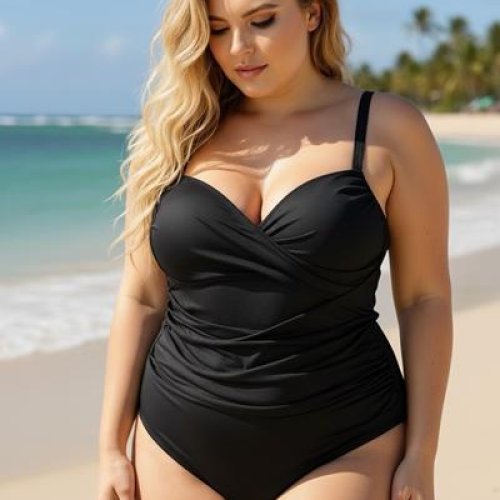 Купальник DFK (48-56) 75248 black (лето) DFK 75248 black