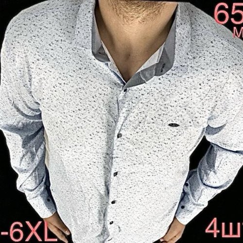 Рубашка Надийка (3XL-6XL) ND1288-655 white (деми) Надийка ND1288-655 white