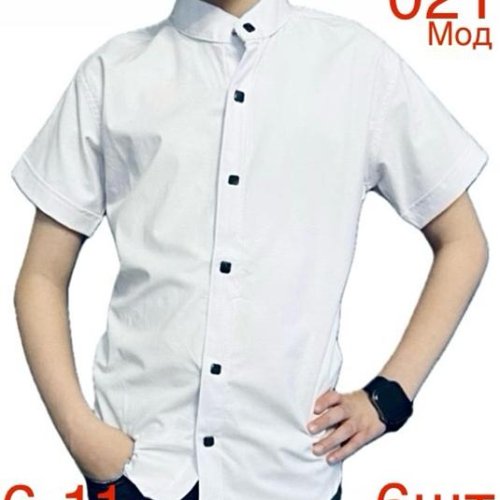 Рубашка Надийка (6-11) ND1347-021 white (лето) Надийка ND1347-021 white