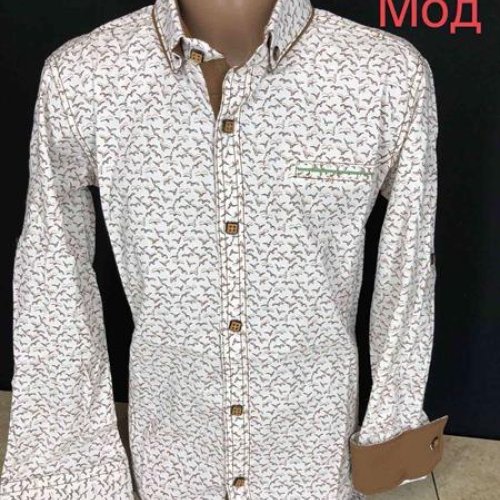 Рубашка Надийка (5-8) ND1355-401 white (деми) Надийка ND1355-401 white