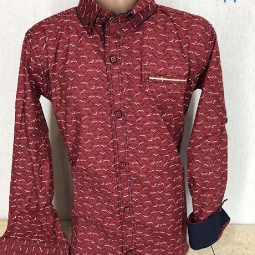 Рубашка Надийка (5-8) ND1359-401 wine (деми) Надийка ND1359-401 wine