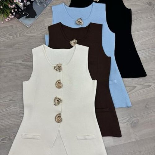 Жилетка Nefertiti (42-46) 1234 l.beige (лето) Nefertiti 1234 l.beige